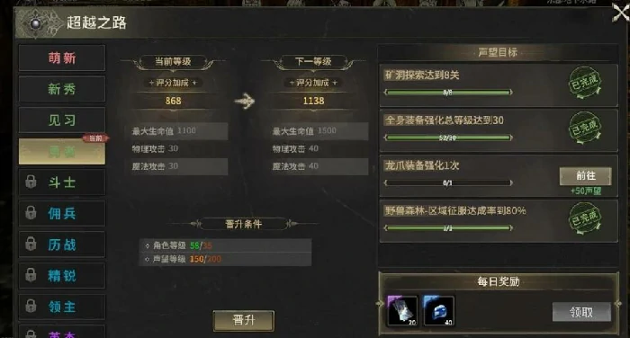 超越之路通关攻略