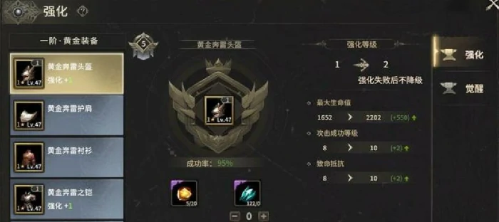 黄金装备觉醒攻略