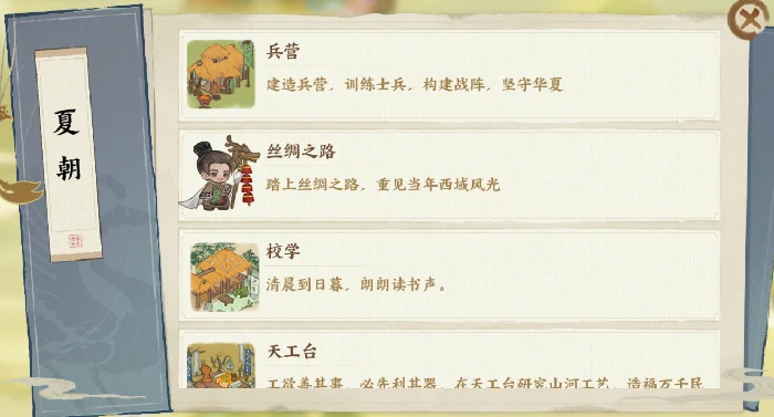 朝代进阶系统介绍