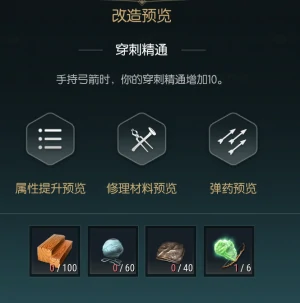 短弓改造材料一览