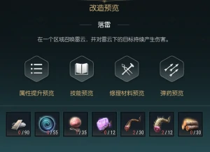 闪电权杖改造材料一览