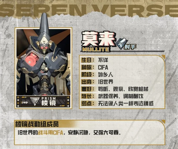 莫来介绍