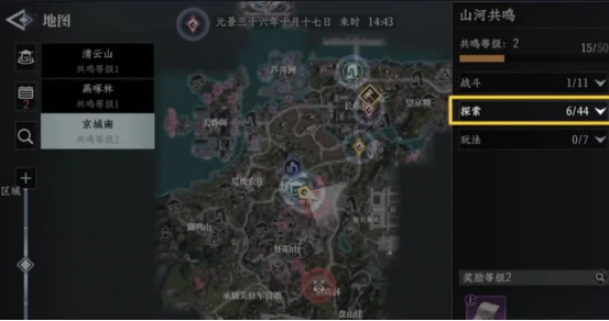 探索点一览