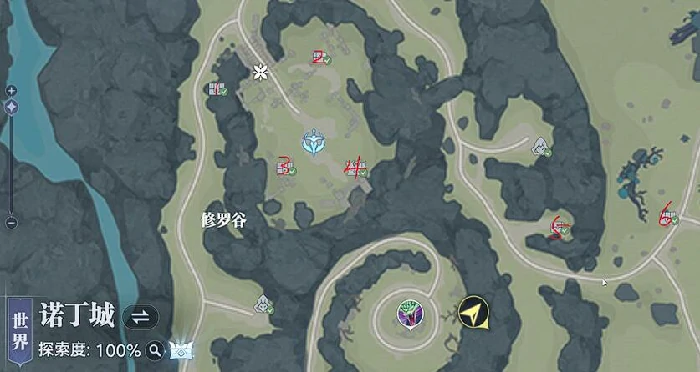 诺丁城斗罗秘藏位置一览