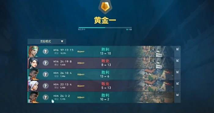 排位赛玩法介绍