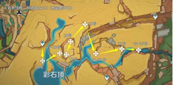 纳塔龙兽讨伐路线位置分布