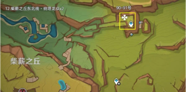 纳塔龙兽讨伐路线位置分布