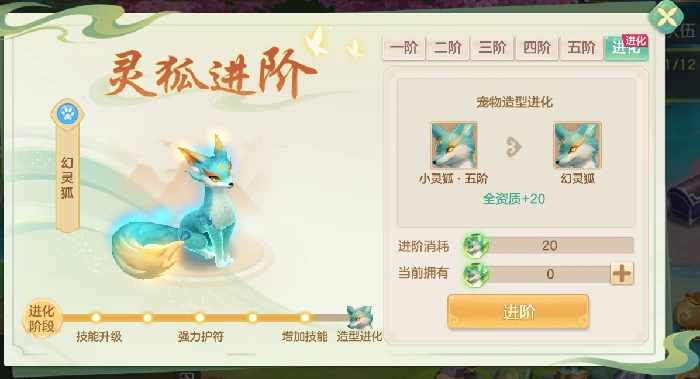 小灵狐成长进阶路线