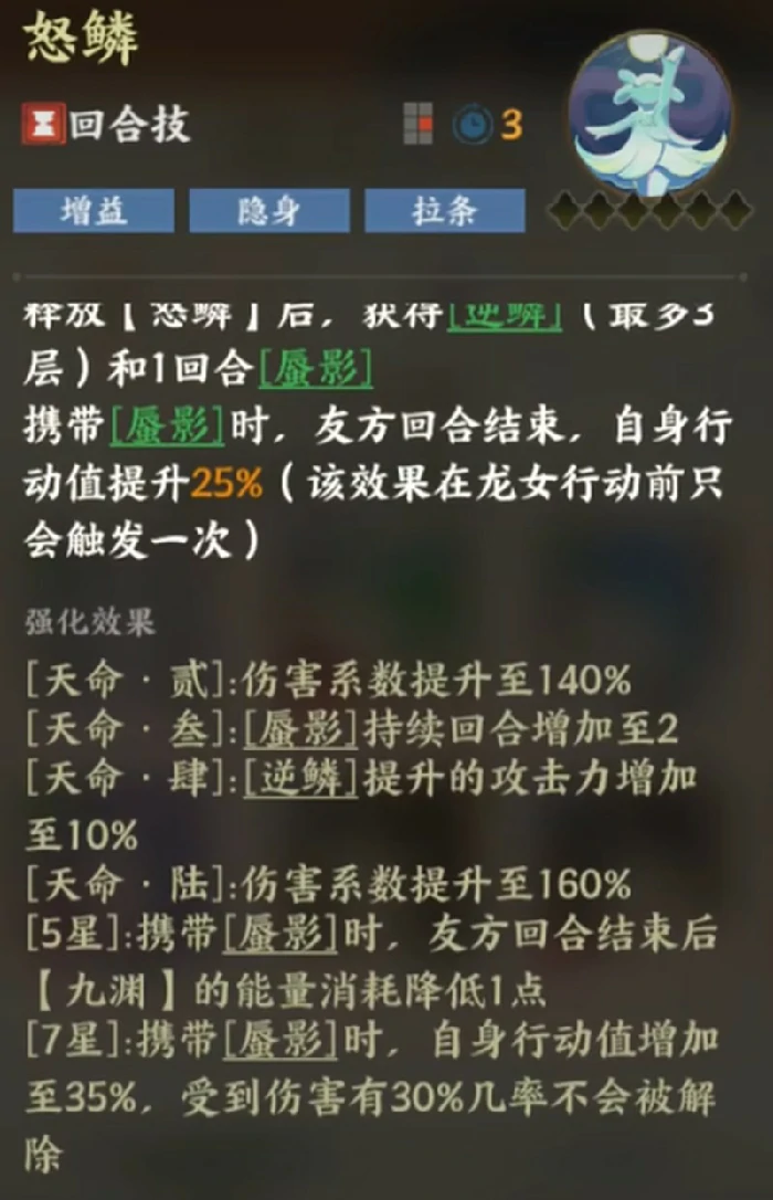 龙女技能介绍