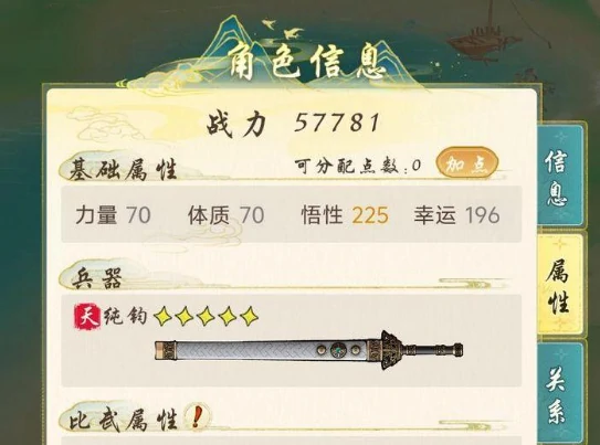人物加点攻略