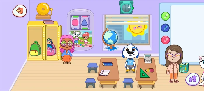 学校场景探索玩法