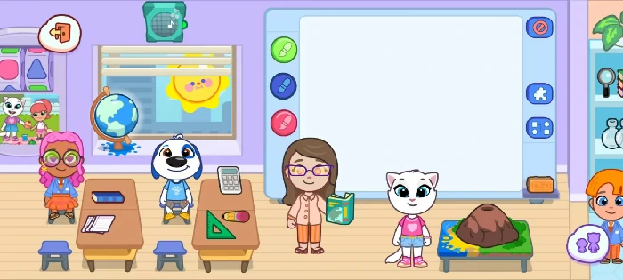 学校场景探索玩法