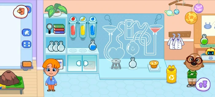 学校场景探索玩法