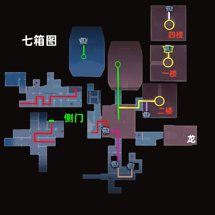 昆仑秘境极限全地图小抄