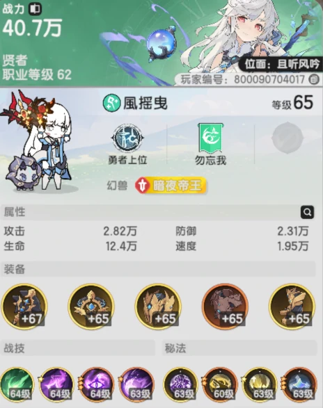 贤者技能搭配
