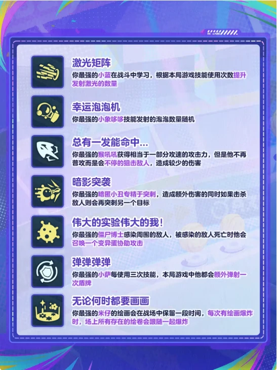 新增卡牌一览