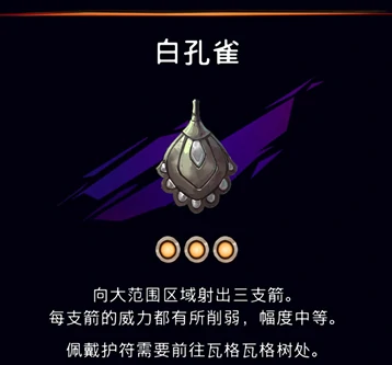 白孔雀护符获取攻略