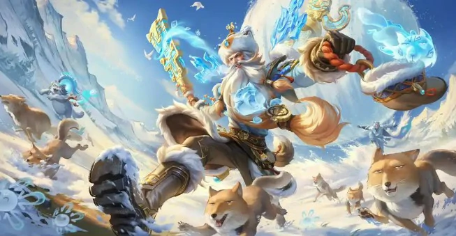 老夫子藏狐皮肤特效展示