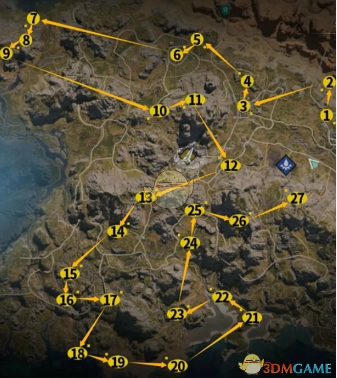 垩峰山宝箱位置一览