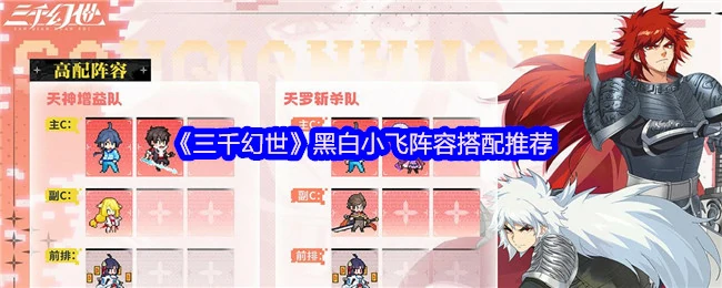黑白小飞阵容搭配推荐