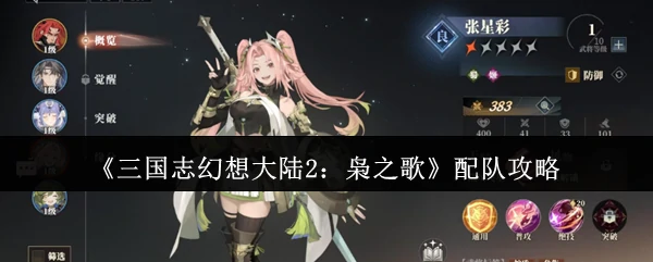 配队攻略