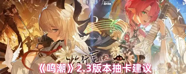 2.3版本抽卡建议