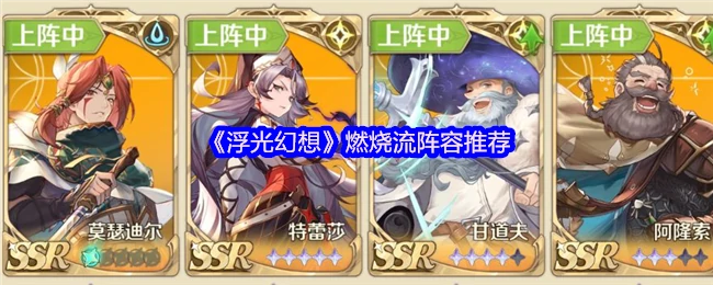 护盾重伤流阵容推荐