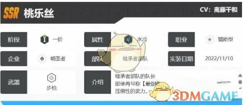 桃乐丝强度介绍