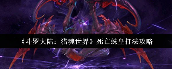 死亡蛛皇打法攻略