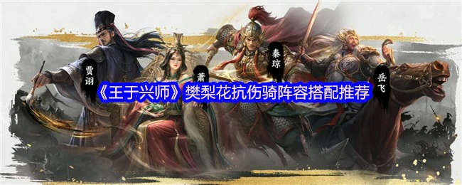 樊梨花抗伤骑阵容搭配推荐