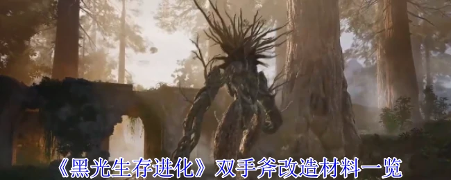 双手斧改造材料一览