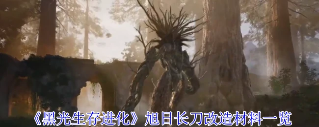 旭日长刀改造材料一览