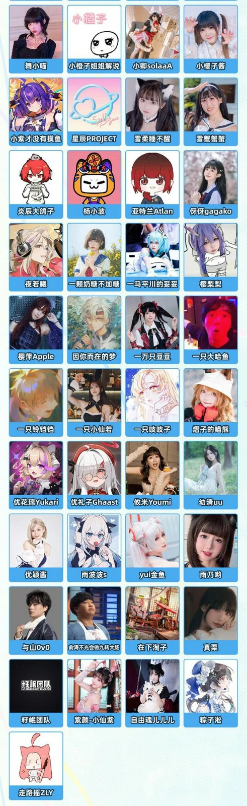2025BW漫展嘉宾一览