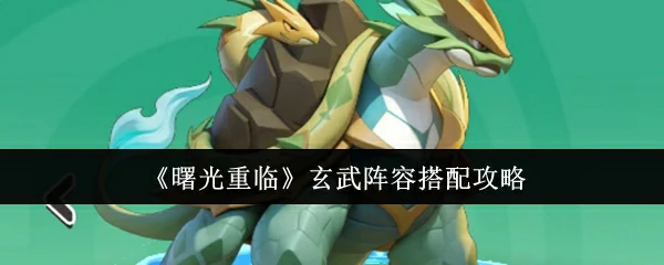 玄武阵容搭配攻略