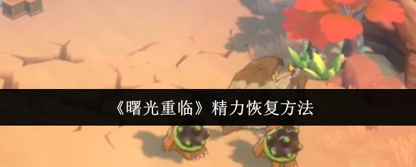 精力恢复方法