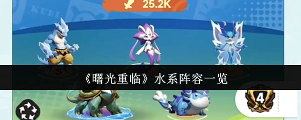 水系阵容一览