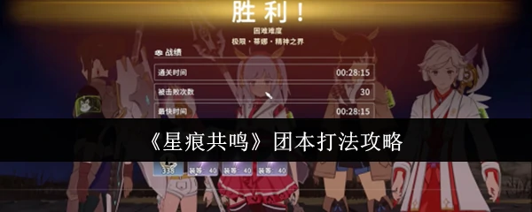 团本打法攻略