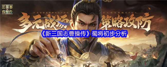 蜀将初步分析