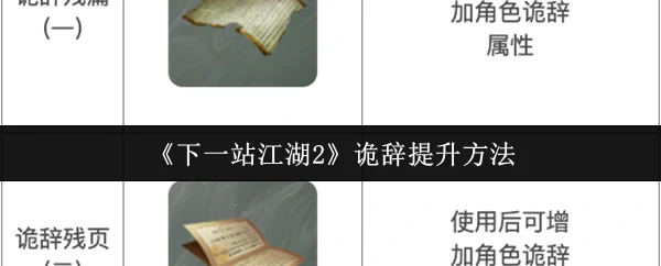 诡辞提升方法