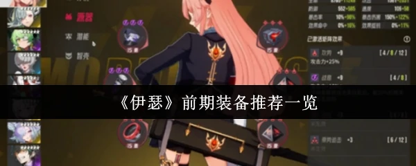 前期装备推荐一览