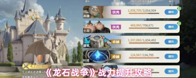 战力提升攻略