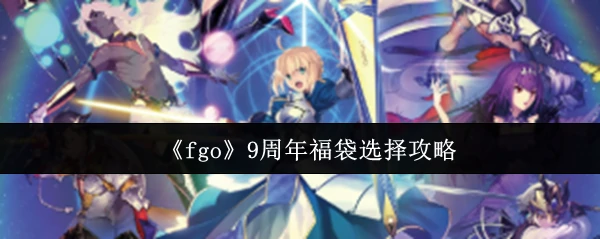 9周年福袋选择攻略