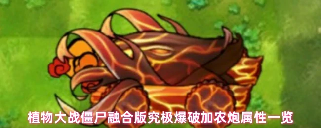 究极爆破加农炮属性一览