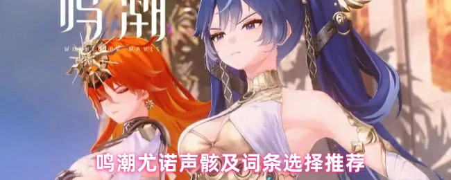 尤诺声骸及词条选择推荐