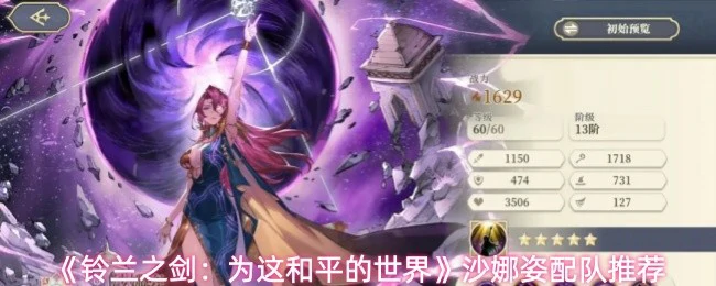 沙娜姿配队推荐