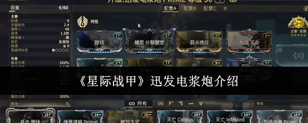 迅发电浆炮介绍