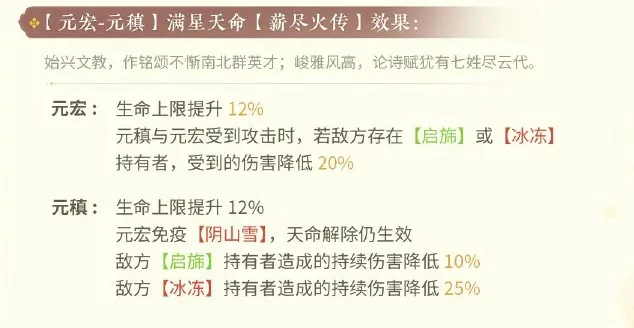 元宏战斗技能介绍