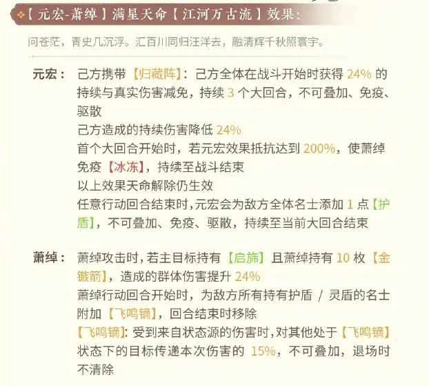 元宏战斗技能介绍