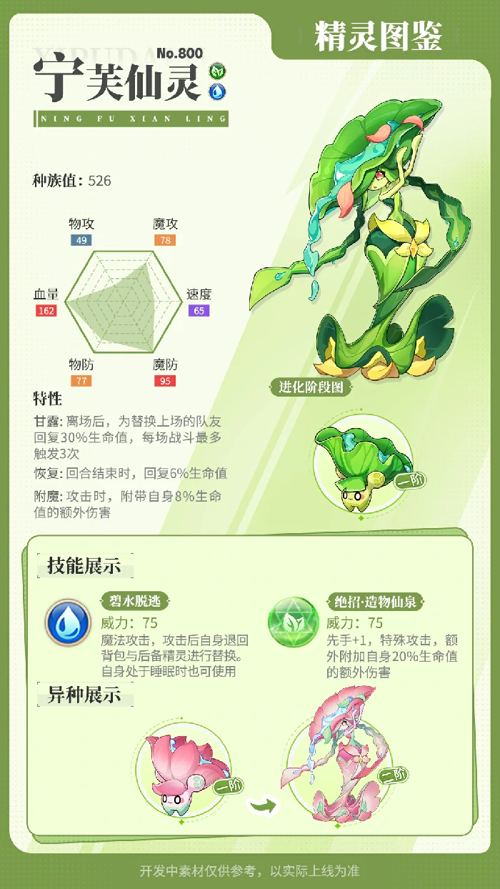 宁芙仙灵精灵技能介绍