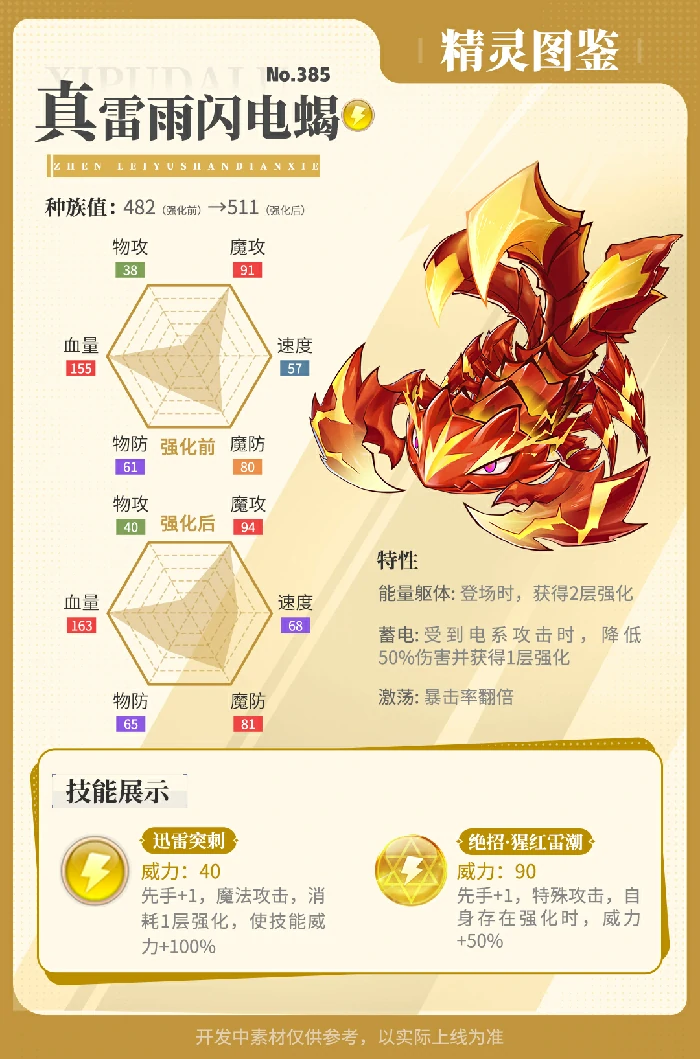 真雷雨闪电蝎·强化技能展示